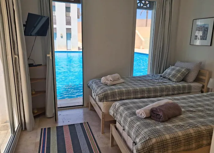 Sunny 2 Bedroom Retreat - Scarab Club - El Gouna Appartement Hurghada